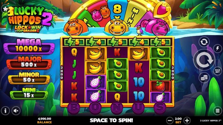 3 Lucky Hippos 2